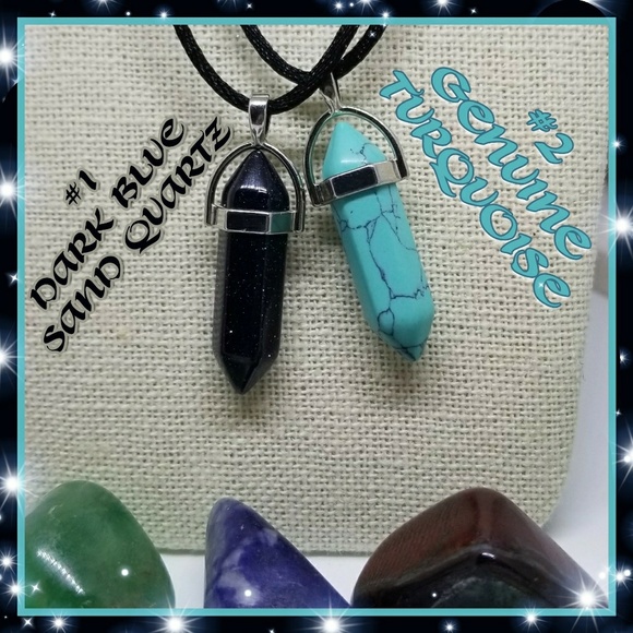 🆕️ Blood Moon Charged Healing Crystal Necklaces - Picture 2 of 10